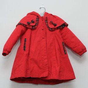 Rothschild Red Girls 24M Winter Coat with Hood